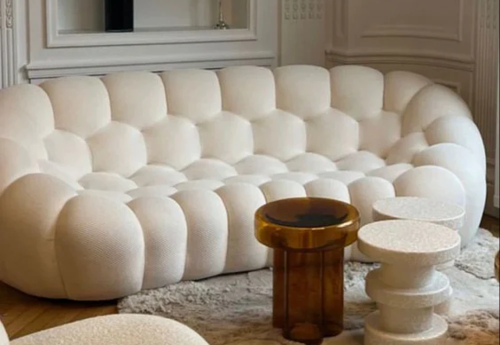 white bubble sofa